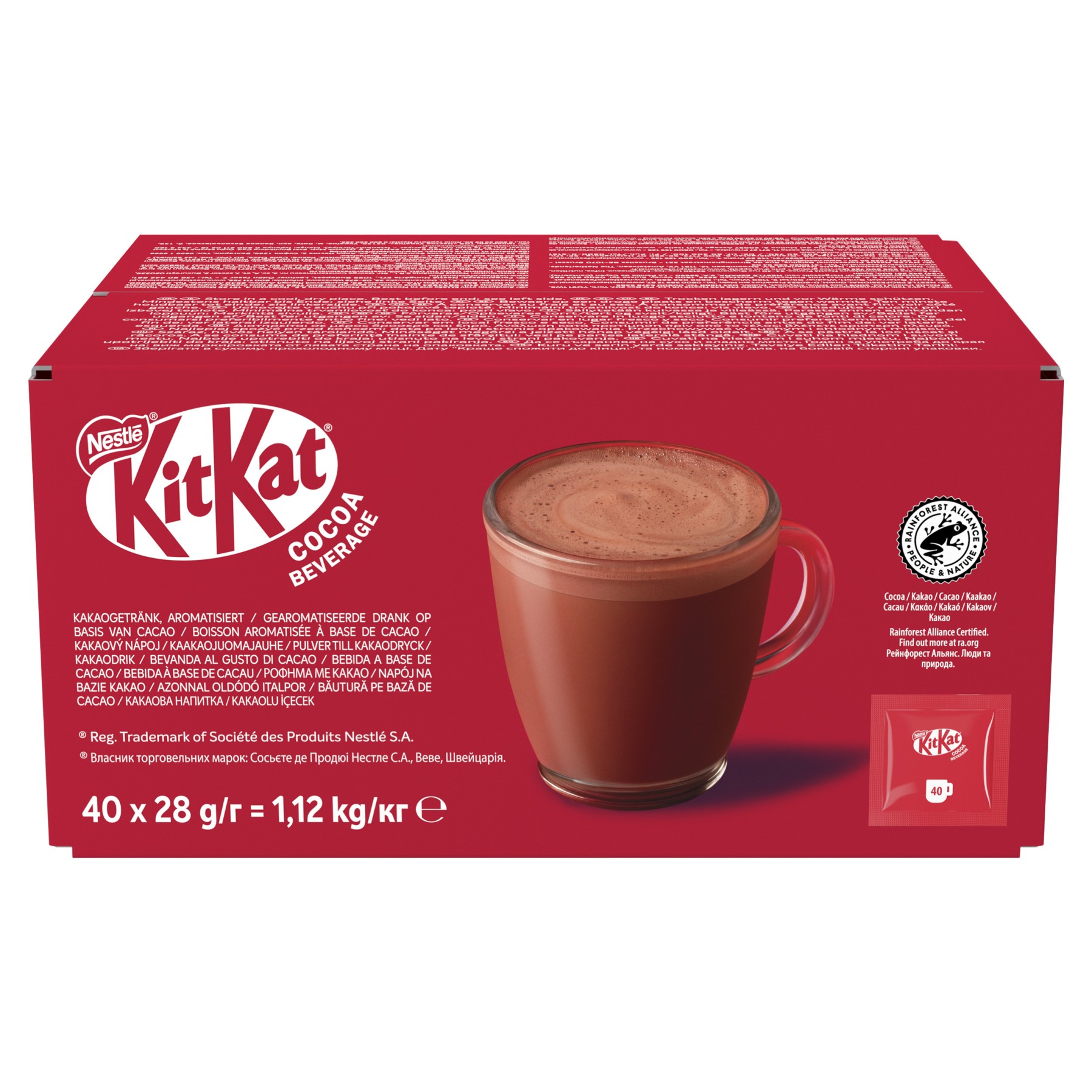 KITKAT® Hot Chocolate Sachets 40x27g